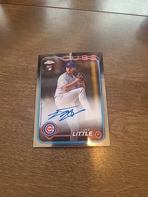 2024 Topps Chrome Luke Little Rookie Auto #RA-LL C001055 - Image 1 of 2