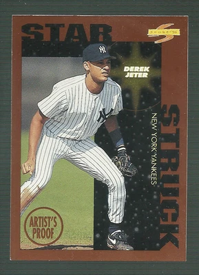 Partitura 1996 - Derek Jeter #109 Colección Dugout Serie 2 Prueba de artista Foto 1 de 2