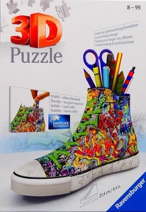 Ravensburger 3D Puzzle Sneaker Graffiti 112pcs Storage Box - NEW & SEALED - Picture 1 of 6
