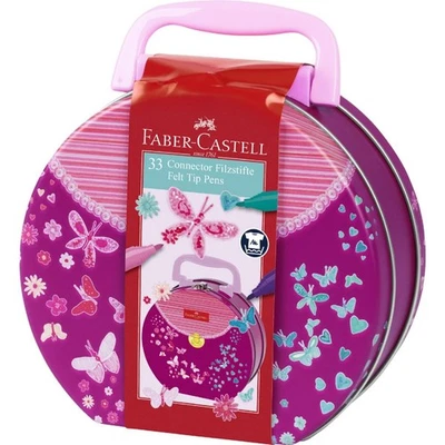 FABER-CASTELL Fasermaler CONNECTOR PEN, 33er Handtasche Faber-Castell 155537 (40 - Bild 1 von 3