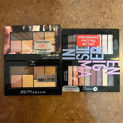 Maybelline New York The City Mini palette Revlon Colorstay Eyeshadow NEW 4 set - Image 1 of 4