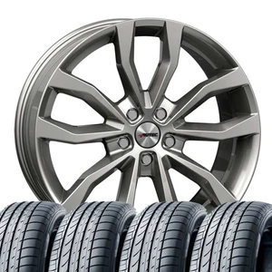 4x Autec Uteca Sommerräder 8x18 TITAN + 225/40 R18 92Y Continental für Skoda Oct - Bild 1 von 5