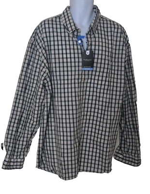 Van Heusen Men's plaid Cotton Blend No Iron Long Sleeve multicolor size XXL - Image 1 of 4