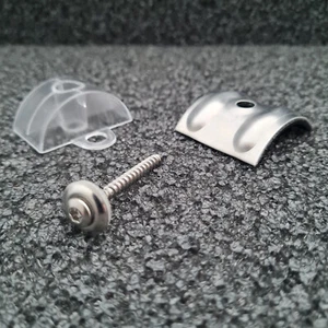 Montageset Sinus 76/18 Kalotten Abstandhalter Spenglerschrauben 4,5x45 und x55mm - Bild 1 von 5