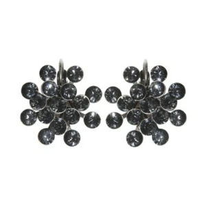 Konplott Orecchini Eurowire Pendenti Magic Fireball Grau Cristallo Argento Notte - Foto 1 di 2