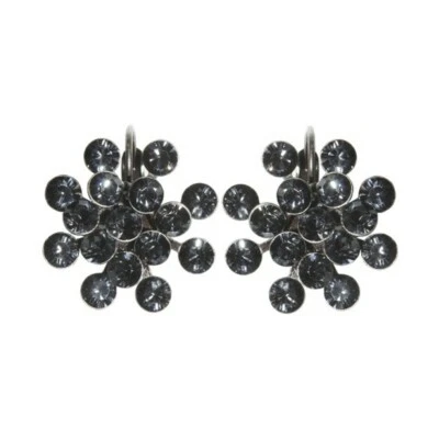 Konplott Orecchini Eurowire Pendenti Magic Fireball Grau Cristallo Argento Notte - Immagine 1 di 2