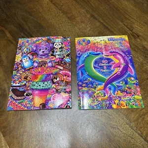 Lisa Frank 2014 Jumbo Sticker Malbuch Aktivitätsbuch 2er Set 150 + Sticker - Bild 1 von 11