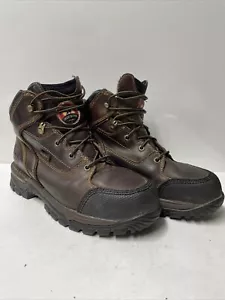Red Wing Irish Setter Womens Size 8 Work Steel Toe Boots WaterProof/vibram Soles - Picture 1 of 12