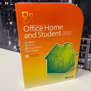 🟢 Microsoft Office 2010 Home Student 3-User Word Excel PowerPoint Windows 10 11 - Picture 1 of 5