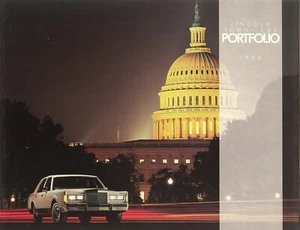 1988 Lincoln Town Car Signature Series Cartier Dealer Sales Brochure - Picture 1 of 1