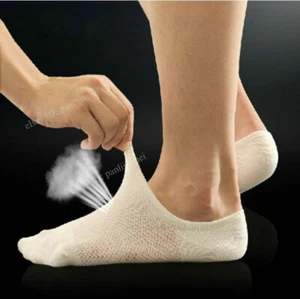 5/10Pairs Mens/Womens Bamboo Fiber Loafer Boat socks Liner Low Cut No Show Socks - Picture 1 of 18