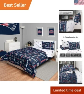 NFL Team Logo Bed in a Bag Comforter Sheets Pillow Cases Bedding 5- - Picture 1 of 7