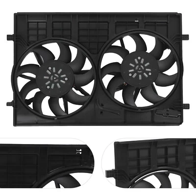 Ventilador de radiador negro para Volkswagen Atlas/Atlas Cross Sport 2018-2023 3QF959455C Foto 1 de 4