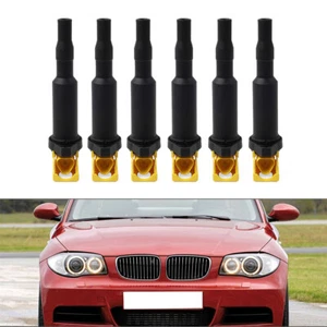 6Pcs Ignition Coil UF592 0221504470 For BMW 335i 325i 328i 330i 525xi X3 X5 M5 - Picture 1 of 10