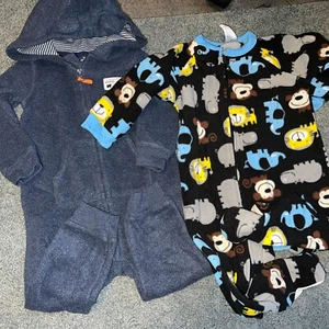 Juego de 2 mamelucos de una pieza para niño de Carter y Gerber invierno/otoño talla 18 meses - Imagen 1 de 6