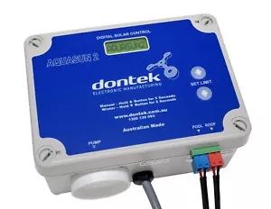 POOL SOLAR HEATING PUMP DIGITAL CONTROLLER DONTEK AQUASUN 2 AUST EXPRESS POST - Picture 1 of 6