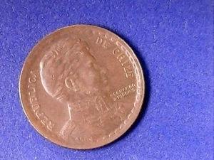 1943 Chile 1 Peso - UNC - Picture 1 of 2