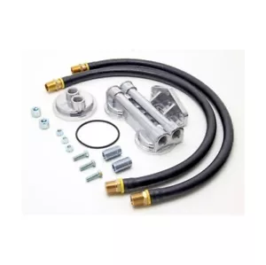 Transdapt 1213 Dual Oil Filter Relocation Kit2-1/2"ID2-3/4"OD Filter Flange NEW - Picture 1 of 1