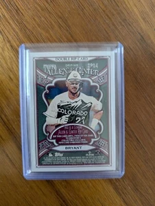 2024 ALLEN AND GINTER Kris Bryant and Larry Walker DOUBLE RIP Card!!! 32/50 - Picture 1 of 2