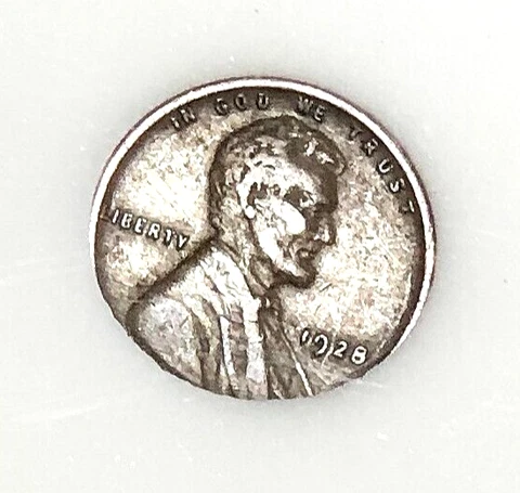 1928-P  Lincoln Cent ~ INB Certification Number: 2213818294 Cover