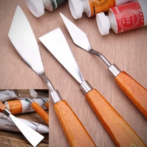 Palette Knife Stainless Steel Scraper Spatula For Artist Oil Painting Tool Set - Picture 1 of 8