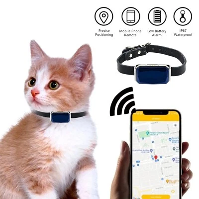 Pet GPS Tracker Collar Dog Cat Finder GSM AntiLost Locator Tracking Waterproof - Image 1 of 4