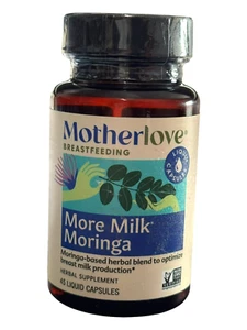 More Milk Plus Liquid Capsules - Motherlove Vegan - 45 Count - Ex: 4/27 - Picture 1 of 5