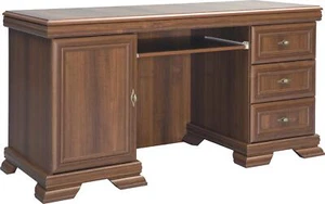 Tische Büro Handarbeit Vollholz Möbel Holz Büro Schreibtisch Klassischer Tisch - Bild 1 von 1