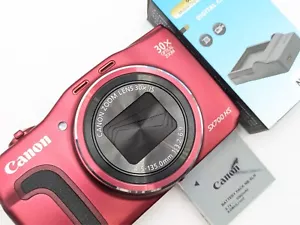 N-Mint Canon PowerShot SX700 HS 16.1MP Digital Camera Red 1dayship y281 - Picture 1 of 15