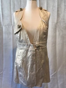 NWT Voom By Joy Han Mitzy London’s Diana Gold Vest, Size L - Picture 1 of 3