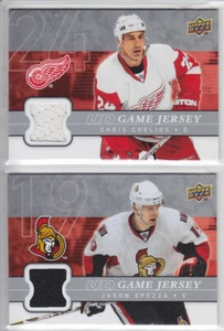 2008-09 UD SERIES JASON SPEZZA GAME JERSEY GJ-JS GAME USED Upper Deck Senator - Picture 1 of 1