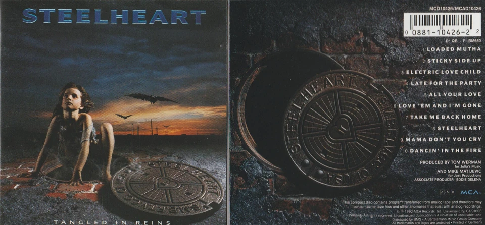 Steelheart * Tangled in Reins * CD-Album, 1992 - Bild 1 von 1