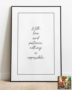 Nothing is Impossible... Quote Or Create Your Own Motivational Poster : 36"x24" - Picture 1 of 4