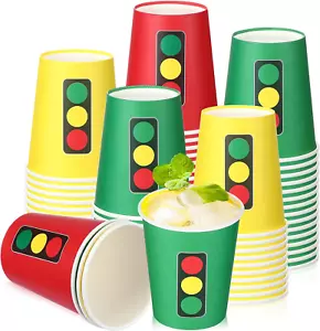 50 Pcs Disposable Paper Cups 9Oz Coffee Cups Party Drinking Cups for Home Picnic - Picture 1 of 6