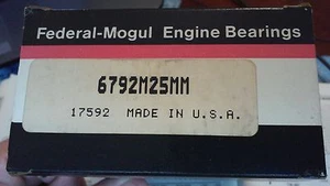 6792M25MM Federal Mogul Main Bearings Honda 1169-1238-1335 cc - Picture 1 of 1
