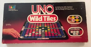 Vintage UNO Wild Tiles Board Game 1982 COMPLETE 2- 4 Players - Picture 1 of 2