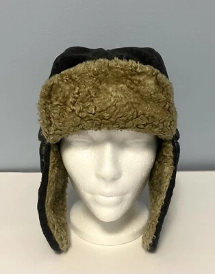 Sombrero trampero de invierno peludo Gap marca niños jóvenes gorra L/XL Foto 1 de 4