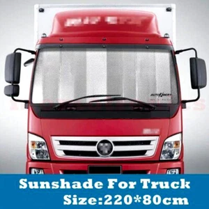 2.2M Extra Large Windshield Sun Shade Foldable UV Block Cover For Truck Van Bus - Foto 1 di 12