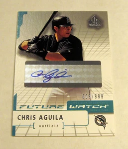 2004 SP Authentic Rookie Autograph Chris Aguila RC Auto (#/999) Malrins - Bild 1 von 1