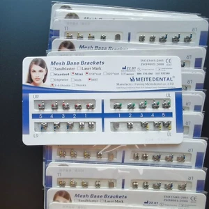 20 Set Self-Ligating Metal Brackets Mini 018 345 Hooks for Orthodontists CE/FDA - Picture 1 of 12