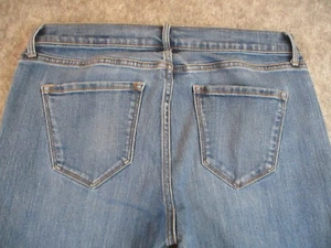 Old Navy Jeans Womens 8P PETITE Blue Denim Curvy Straight Mid Rise Retro 30x28 - Picture 1 of 14