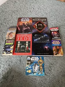 Star Wars Books Mixed Bundle 9 Books. Encyclopaedia Return Of Jedi & More Retro - Imagen 1 de 20