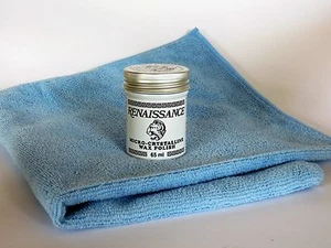 Renaissance Wax - 65ml With a Large 16"x16" Commercial Grade Microfiber Cloth - Picture 1 of 5
