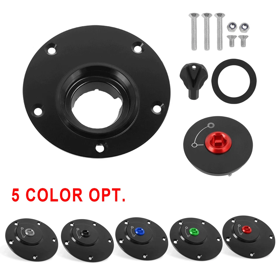 Cubierta de tapa del tanque de combustible de gasolina CNC con llave para Ducati Hypermotard 1100 1100SP 796 821 939 Foto 1 de 4