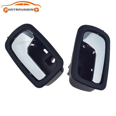 LH & RH Front Interior Door Handle Pair For 05-10 Chevy Cobalt 07-09 Pontiac G5 - Image 1 of 4