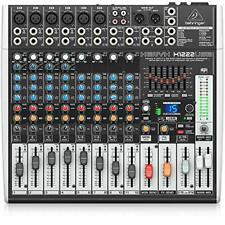 BEHRINGER XENYX X1222USB Ultra-low noise, high headroom analog mixer