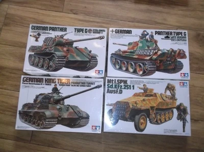 4 NEW TAMIYA 1:35TH SCALE WWII GERMAN MILITARY TANKS & MILITARY VEHICLES #3 - Image 1 of 4