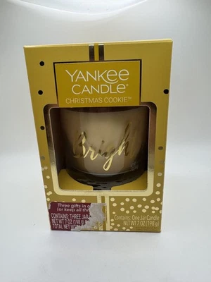 洋基蜡烛圣诞饼干-7盎司 Jar 全新洋基蜡烛单芯 — 第 1/4 张图片