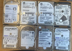 10 x SATA IDE & SAS 2.5" & 3.5 HARD DRIVES - CUSTOMER RETURNS - UNTESTED - Afbeelding 1 van 4