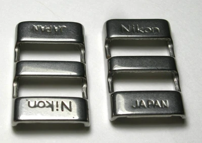 2 NIKON METAL Adjustment Buckle for neck strap Slide F FE FA EM FG FM F2 F3 F4 - Image 1 of 3